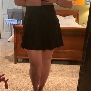 Black skater skirt